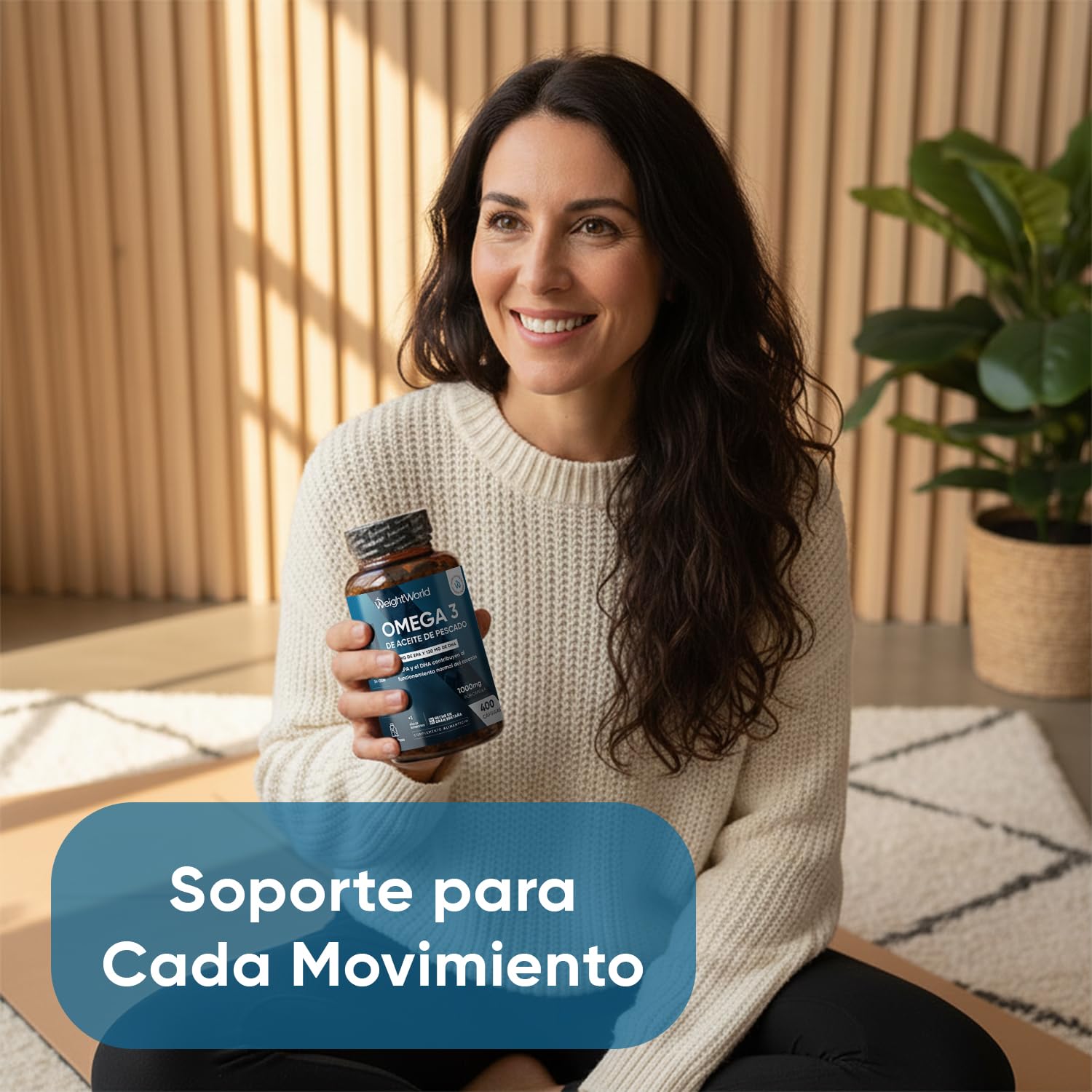 Omega 3 DHA y EPA 1000mg de Concentración 400 Cápsulas Blandas para Más de 1 Año - 180mg EPA + 120mg DHA, Contribuye al Funcionamiento Normal del Corazón (EFSA), Sin OGM ni Gluten