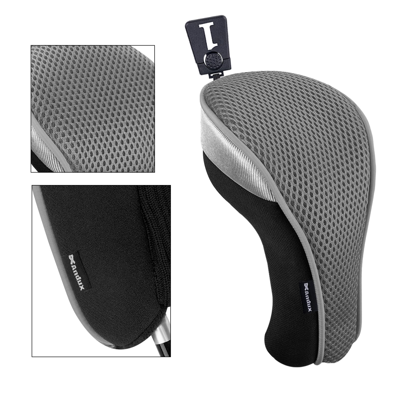 Andux Set di 4 copri mazze da golf da 460 cc per mazze da fairway in legno
