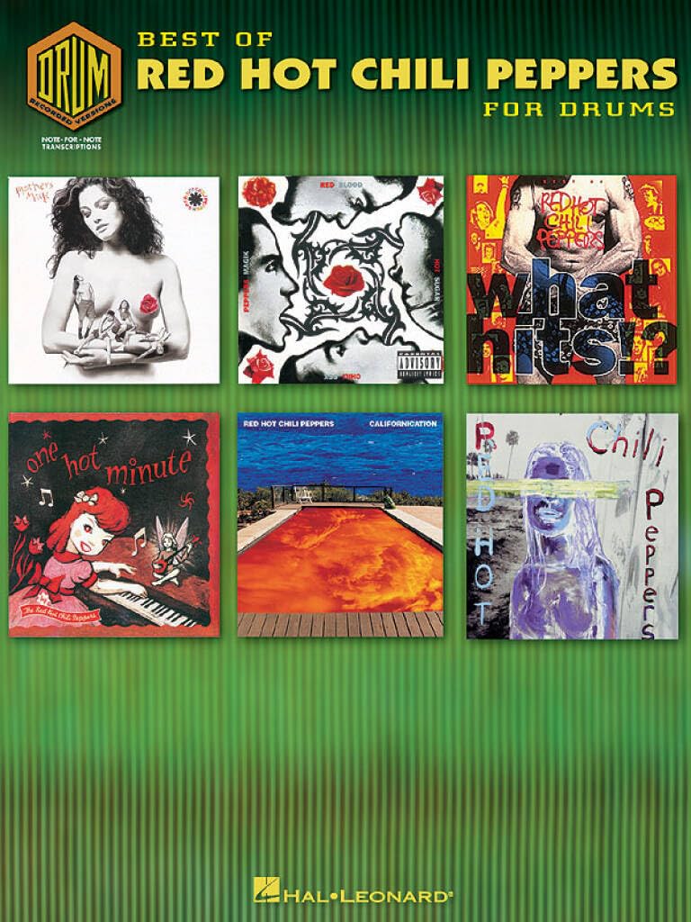 BEST OF RED HOT CHILI PEPPERS FOR DRUMS: Best Of Drum Recorded V