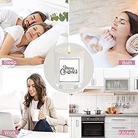 Vista 2 de Velas de Navidad, regalos de Navidad para mujeres y hombres, cera de soja natural 100% pura con aceites esenciales vegetales, perfectas para baño