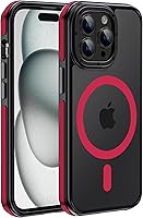 Vista 77 de Funda magnética para iPhone Air con protector de lente de cámara, protección grado militar de 10 pies, compatible con funda MagSafe Slim para iPhone