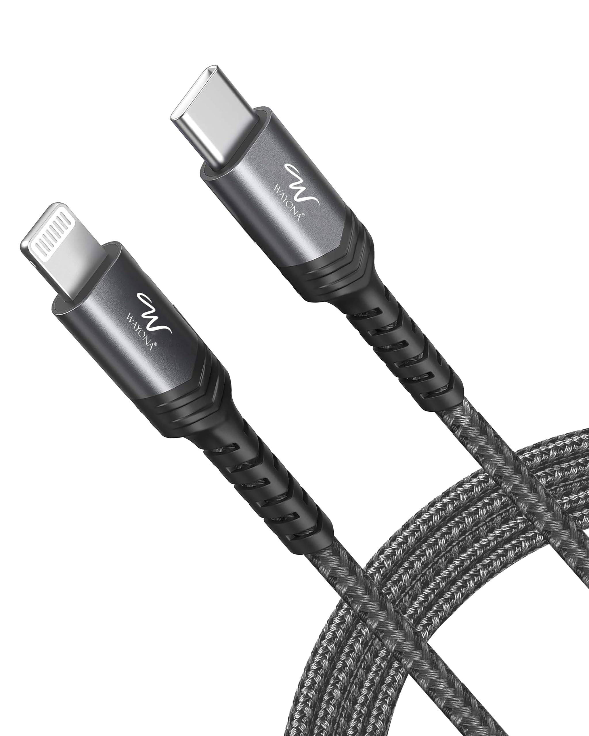 Wayona USB C to Lightning Cable Fast Charging MFI Certified 1.5M for 27W iPhone 14Pro Charger Cable Compatible with iPhone 14/13 Pro/13 ProMax/12 Pro/11 Pro Max/X/XS,Carplay, iPad 9th 2021, Airpods