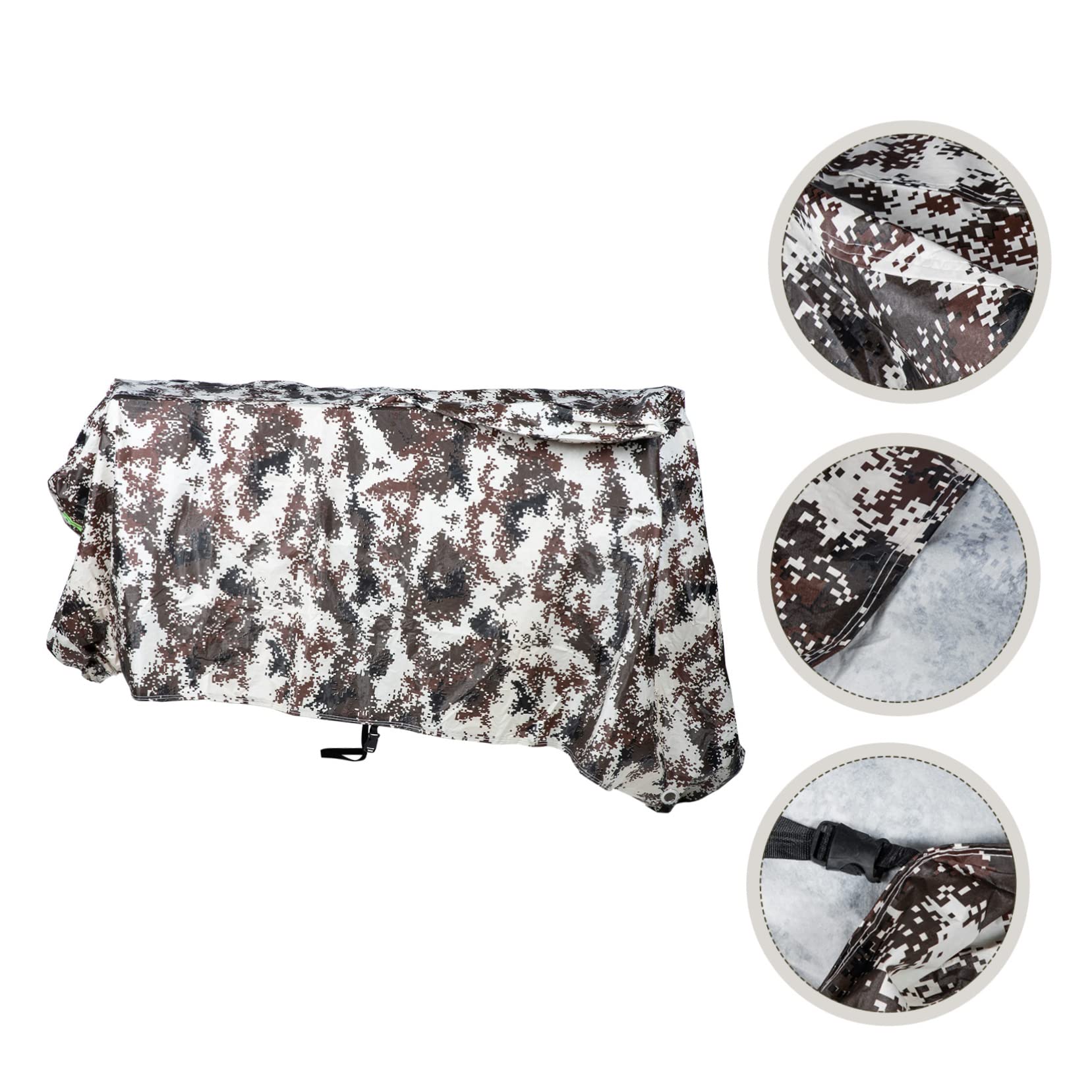 Funda para Bicicleta Exterior Engrosada Película de Aluminio, Protección contra Lluvia y Polvo, Práctica y Portátil para Ciclismo en Montaña