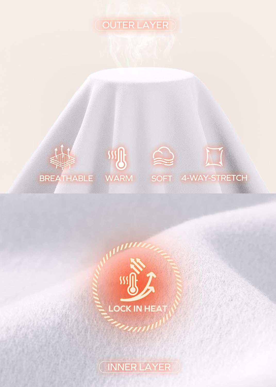 Ewedoos Thermal Underwear Set for Kids Thermals Top and Bottom Set Boys Long Johns Base Layer Thermal Set - Image 2