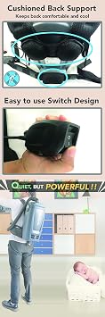 Jet Force 6QT Backpack Vacuum Ultra Quiet & Powerful Commercial Grade