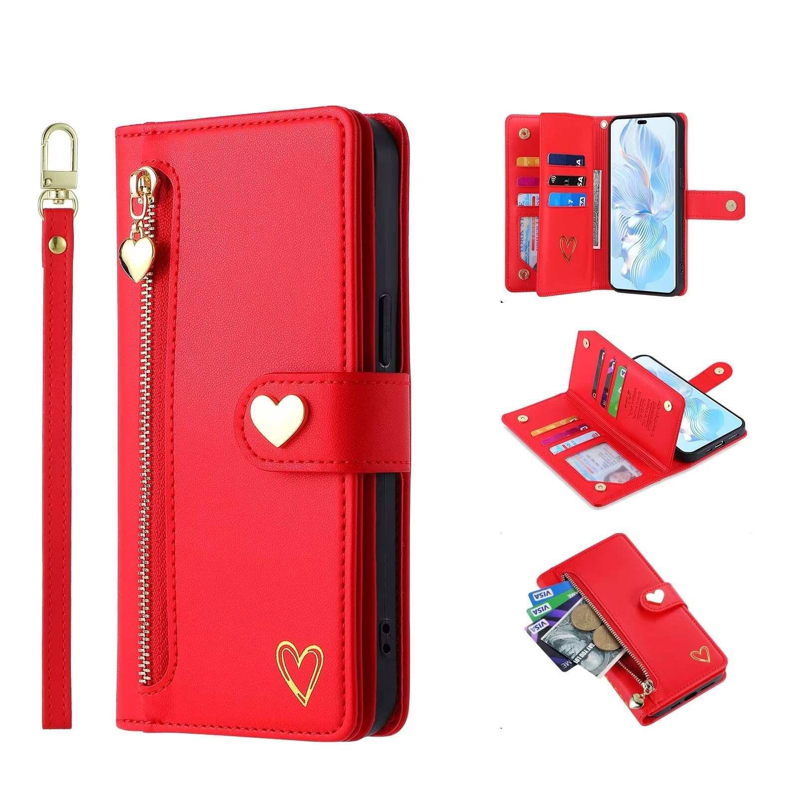 Motorola Moto G85 5G Hülle – Klappcase Aus PU-Leder Mit Kartenfach & Ständerfunktion