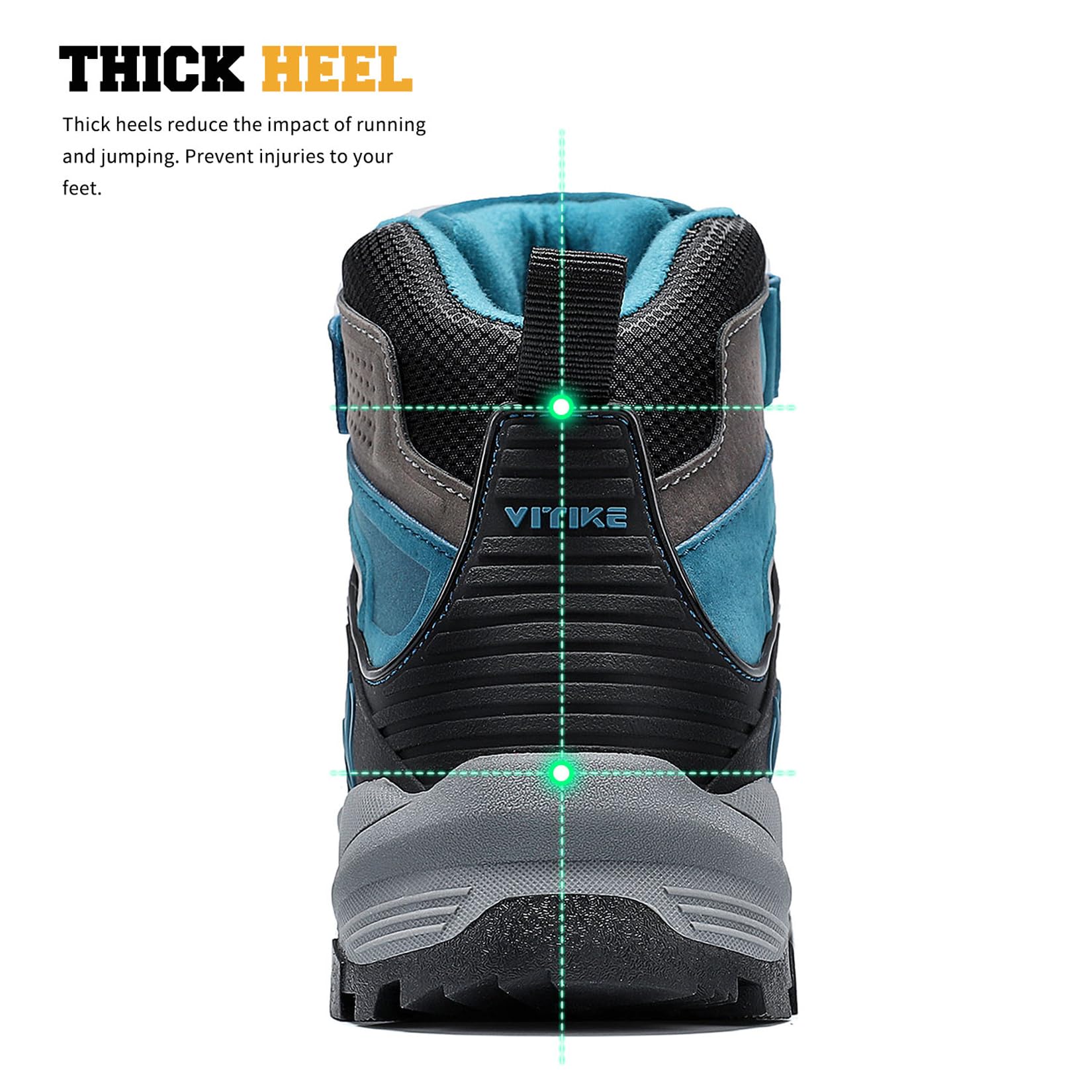 VITIKE Garçon Chaussures en Coton pour Enfants Bottes de Neige Hiver Filles Chaussures de Randonnée