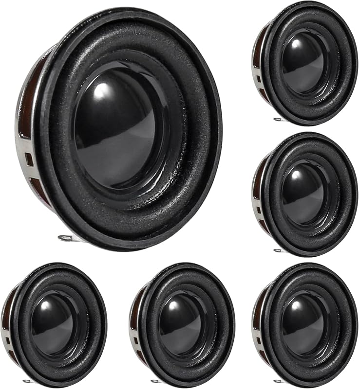 6 uds 1,5 pulgadas 40MM Mini parlantes portátiles 4ohm 3W sonido estéreo de frecuencia completa pequeño parlante HiFi