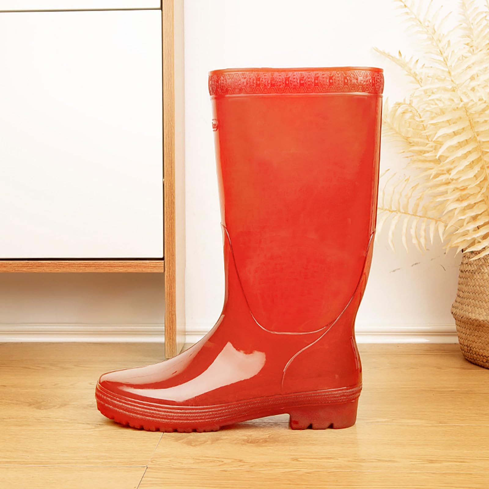 Botas de lluvia para mujer, impermeables, botas de lluvia Wellington, botas de goma, botas de jardín, botas de lluvia, botas de goma largas, botas antideslizantes