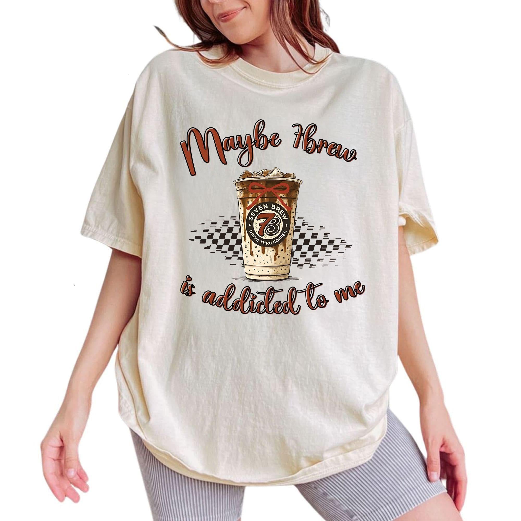 Comfort Colors Coffee Shirt – Mayb …