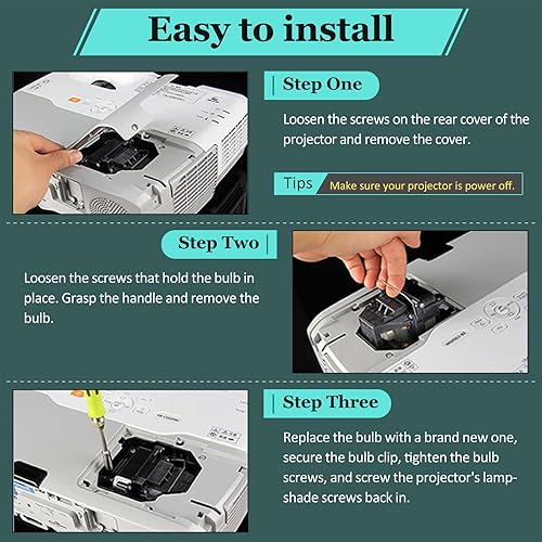 Miniatura 5 de GOLDENRIVER Lámpara de proyector LMP-F331 con bombilla original y carcasa genérica compatible con proyectores VPL-FH35 VPL-FH36 VPL-FX37