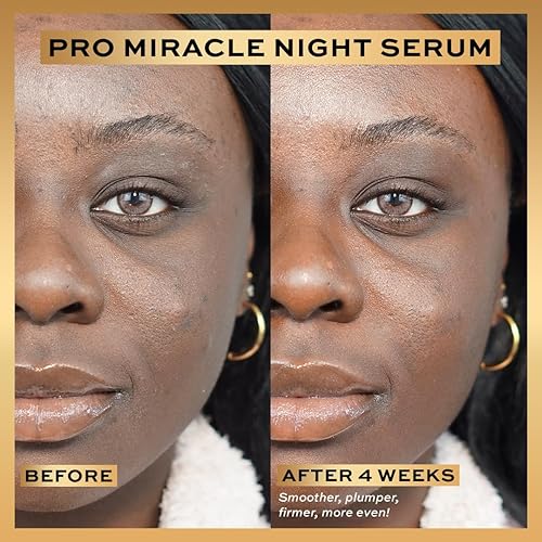 Miniatura 3 de Revolution Pro Miracle Night Rescue Serum Advanced Complex, suero facial durante la noche, suaviza y rellena la piel con ácido hialurónico y