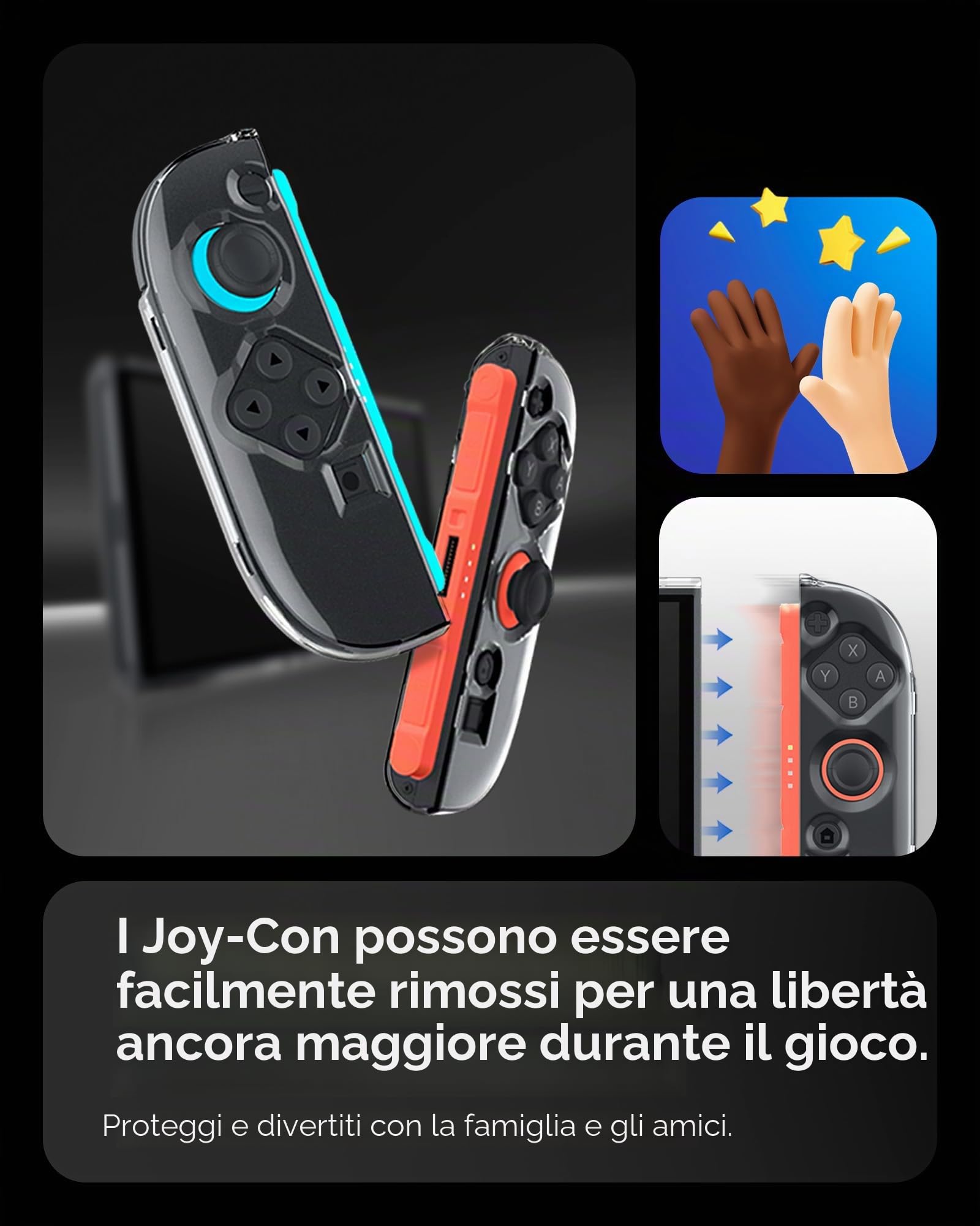 Spigen Cover Air Fit Compatibile con Nintendo Switch 2 2025 - Trasparente