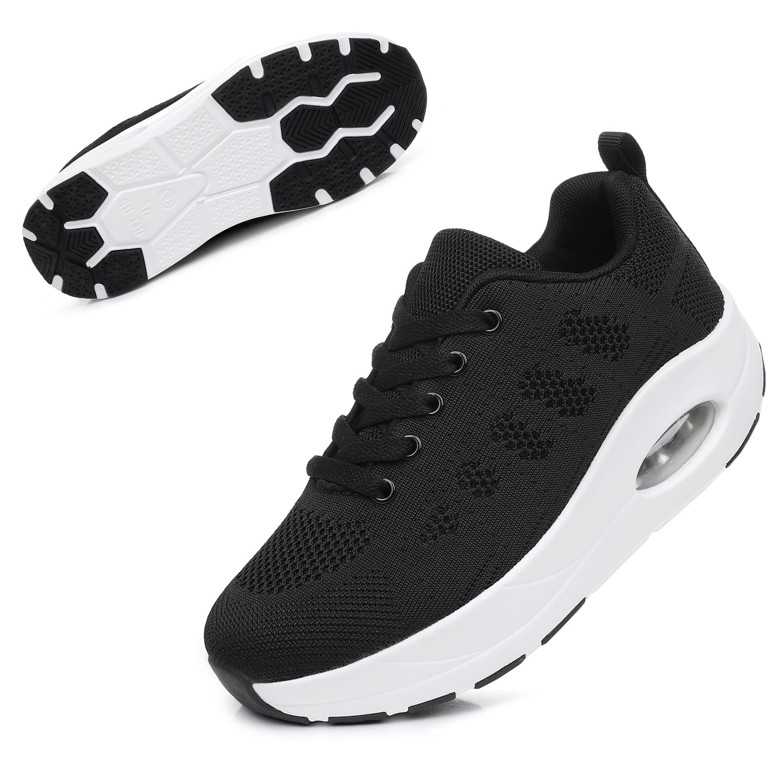 Git-up Women's Diabetic Walking Shoes Wide Toe Box Nursing Shoes