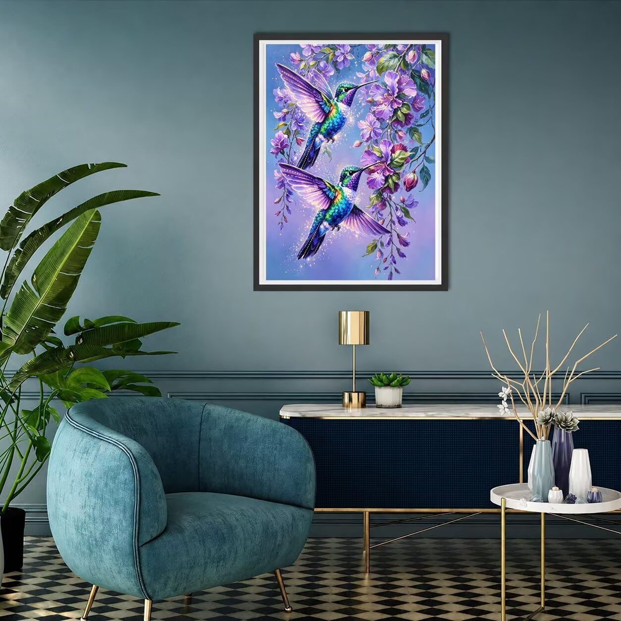 5D Diamond Painting Kit Completo Uccello Pittura Diamante DIY 60x80-1138
