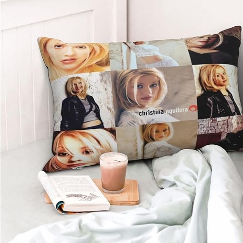 Miniatura 4 de Christina Singer Aguilera - Fundas de almohada decorativas de 20 x 30 pulgadas, funda de cojín rectangular para sala de estar, dormitorio, sofá,