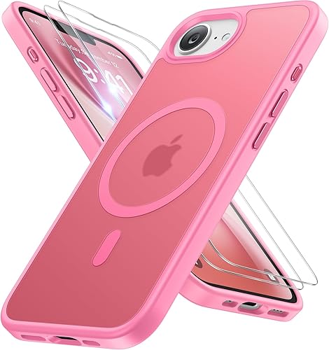 Miniatura 121 de Miracase - Funda magnética para iPhone 13 de 6.1 pulgadas (compatible con MagSafe) (con 2 protectores de pantalla), protección de grado militar