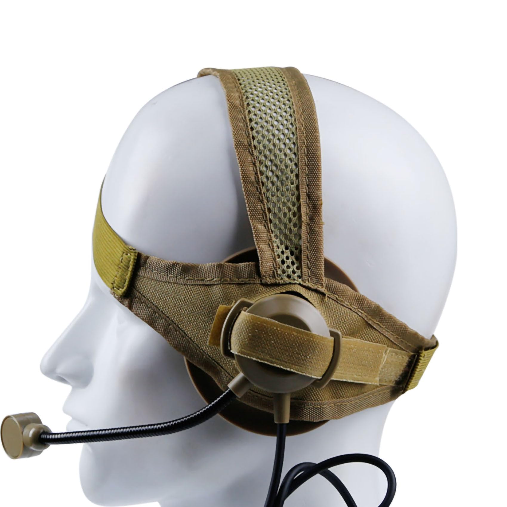 Auriculares tácticos para caza, deportes de tiro con micrófono, airsoft, paintball, ronda de borde, orejeras para juegos de lucha, CS Cosplay
