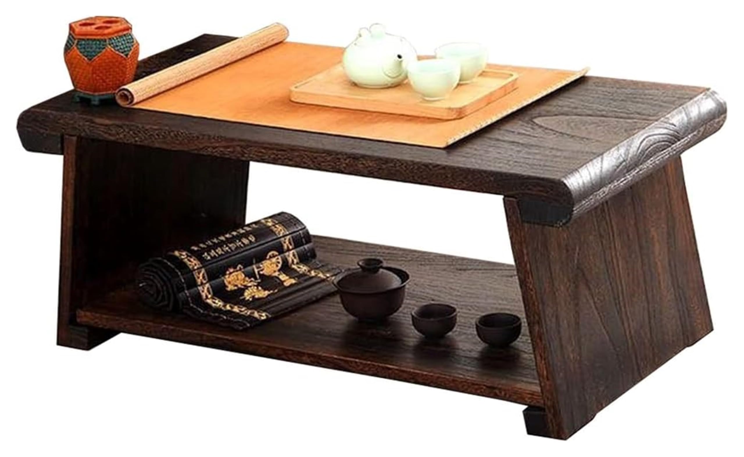 Table tatami pour coin thé zen et salon bas de style japonais