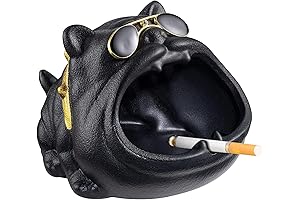 SOMGEM Weed Smoking Accessories Outdoor Fancy Ashtray for Men