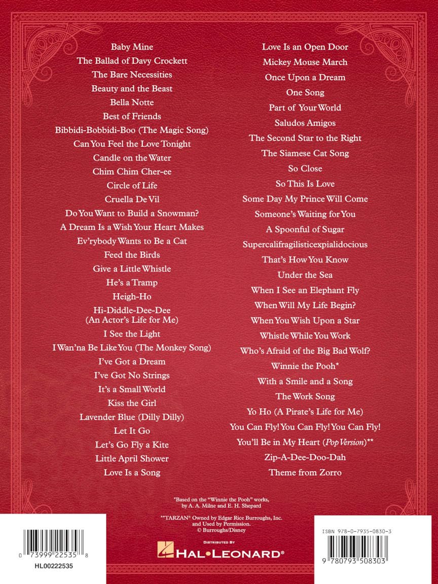 The Disney Collection. Piano Facile.