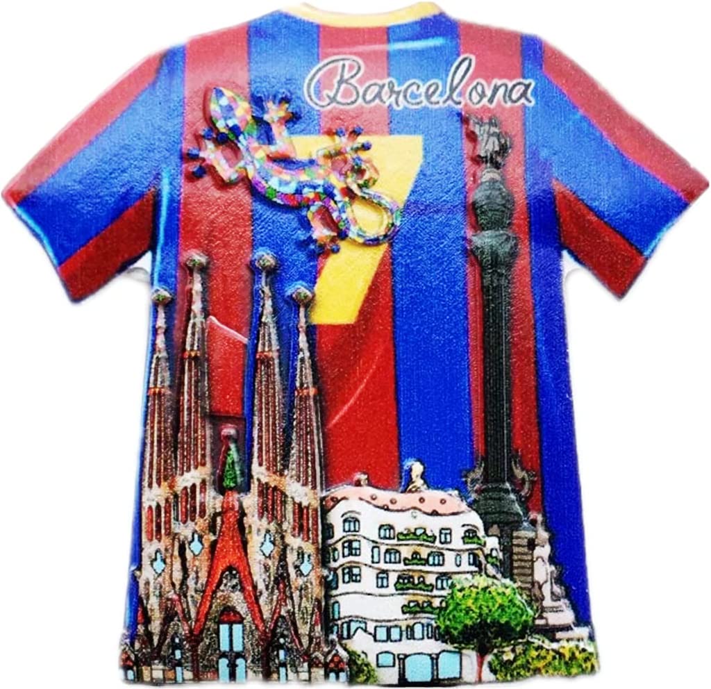 Altko Barcelona Football Spain Magnet Fridge Refrigerator Magnet Decoration Sticker Souvenir Resin Crafts Kitchen Whiteboard