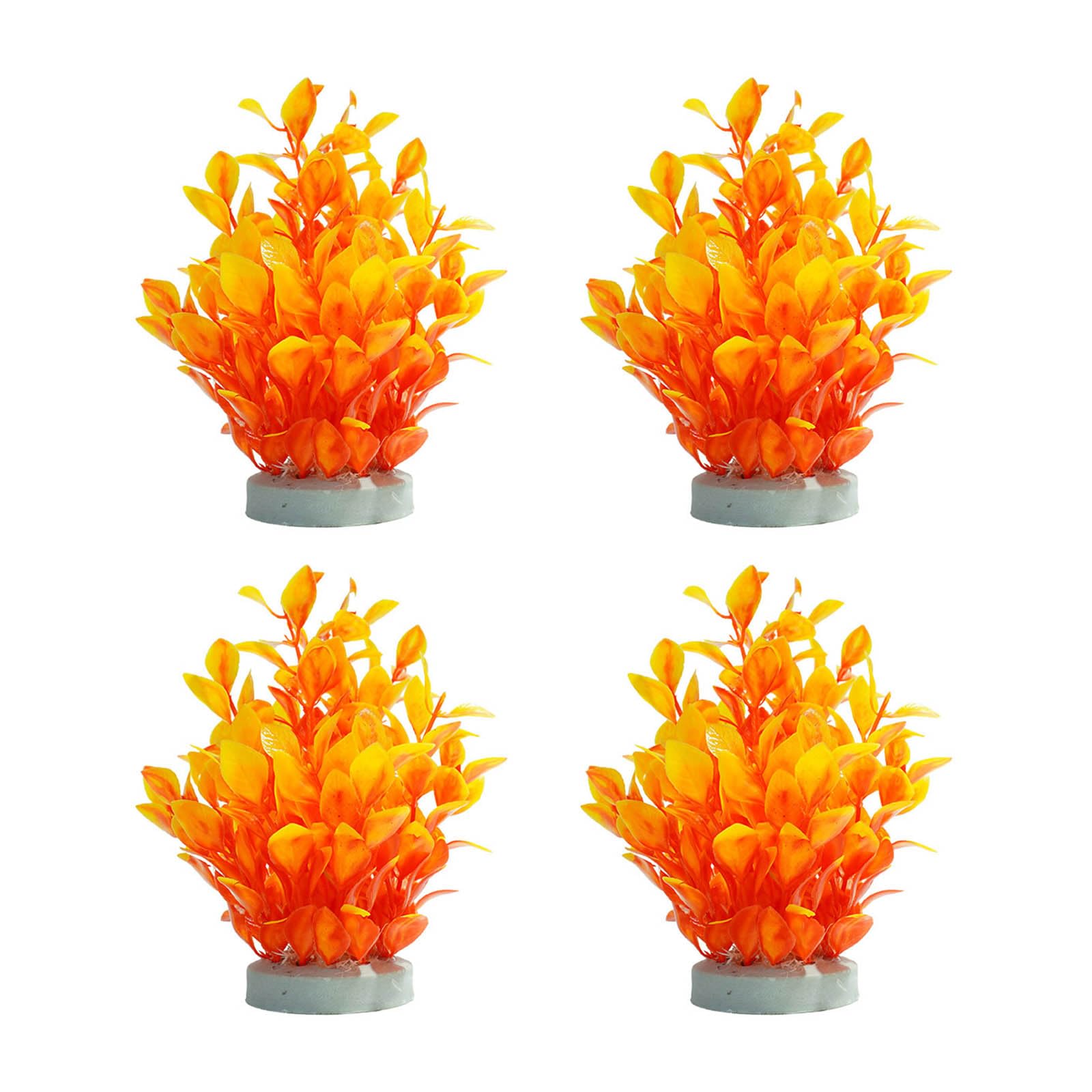 YWLUUOO Fishtank Artificial Plant Landscape Fish Tanks Decorations for Aquariums Terrarium Shrimp Grass Ornaments Green Artificial Plant