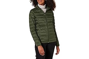 Amazon Essentials Women's Lightweight Water-Repellent Puffer Jacket