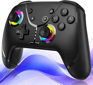 Gameasy Switch コントローラー switch1/2対応 背面ボタン付き スイッチ コントローラー TURBO連射/マクロ機能 ジャイロセンサー搭載 4階段HD振動 スリープ解除 Bluetooth 無線接続 プロコン PC/Android/iPhone/ipadに対応 日本語取説付き ブラック