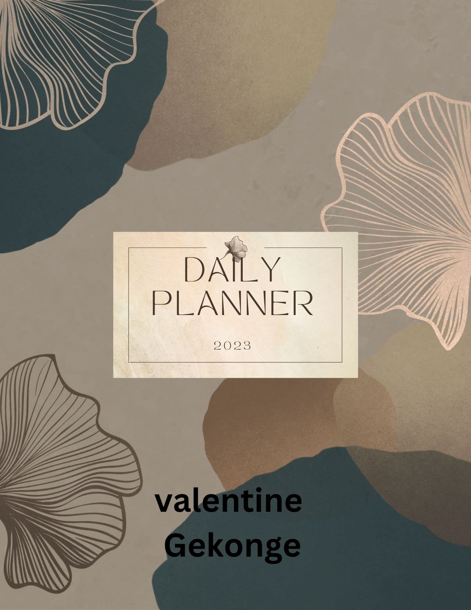 Daily Planner Self Care carnet de notes developpement personnel agenda non date anglais