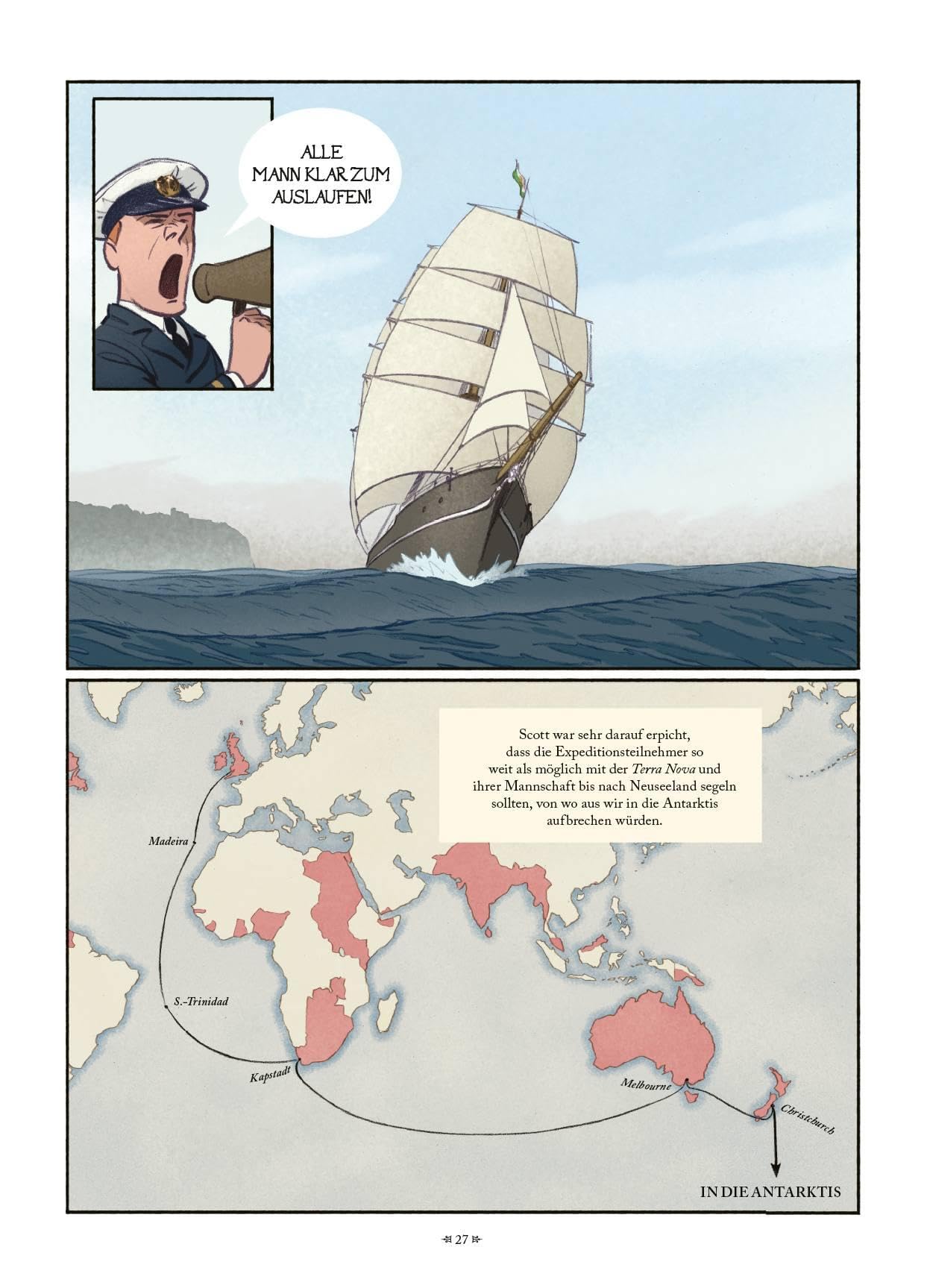 Die schlimmste Reise der Welt - Die Graphic Novel: Bd. 1: Ums Kap nach Süden