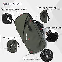 Vista 2 de Pulseras para Soporte de Teléfono, Bolsillo Pequeño de Hombro con Correa para Brazo, Compatible con iPhone y Todos los Teléfonos Celulares, Uso