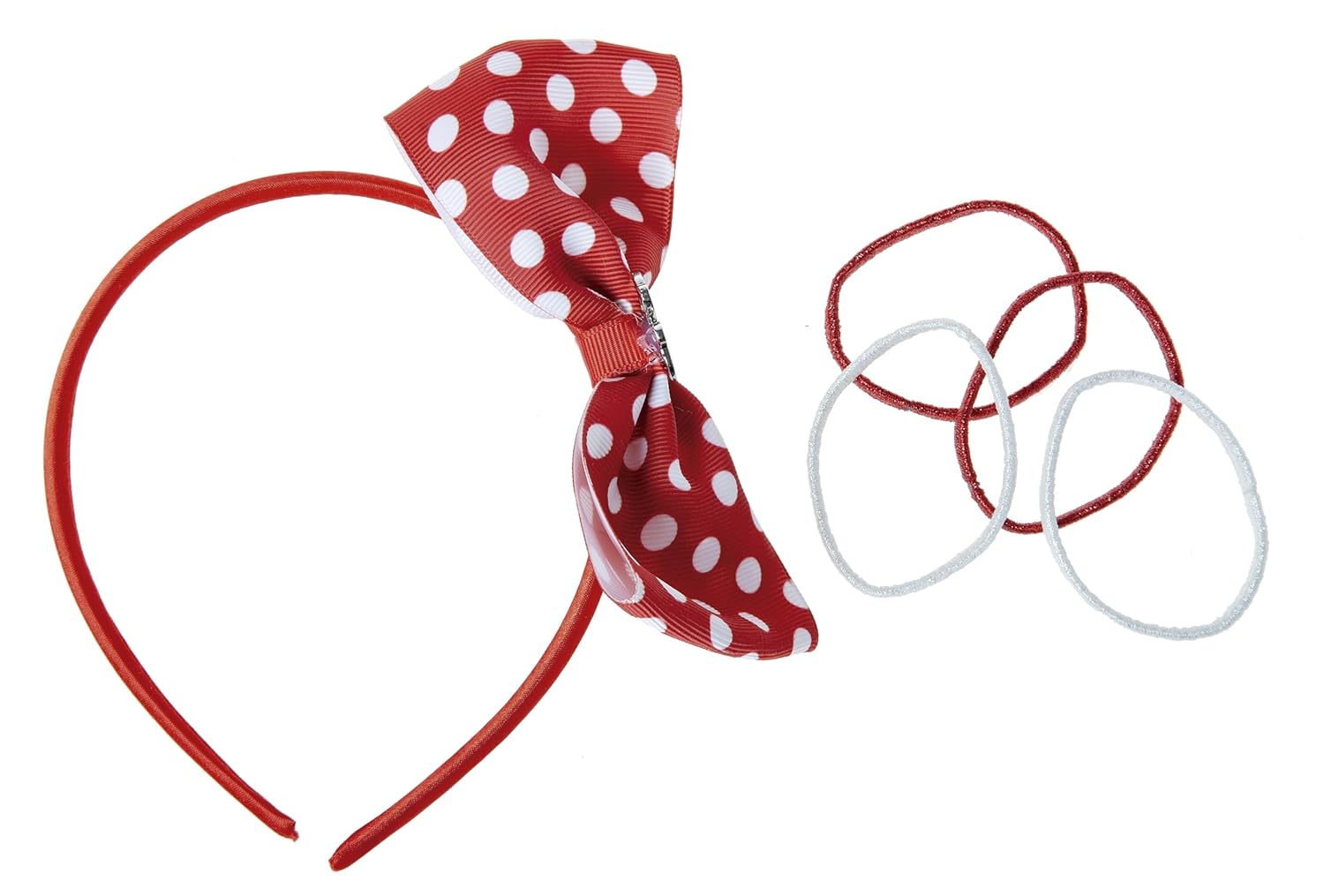 Marco Boni, Kit Tiara E Elásticos Disney Minnie, 8558, 5 unidades