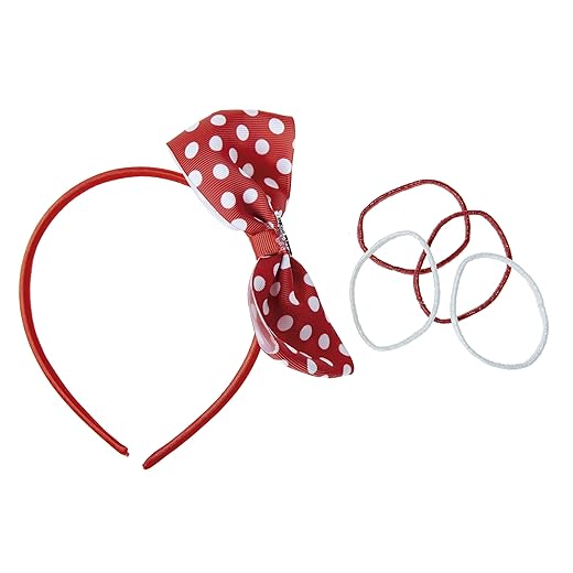 Marco Boni, Kit Tiara E Elásticos Disney Minnie, 8558, 5 unidades