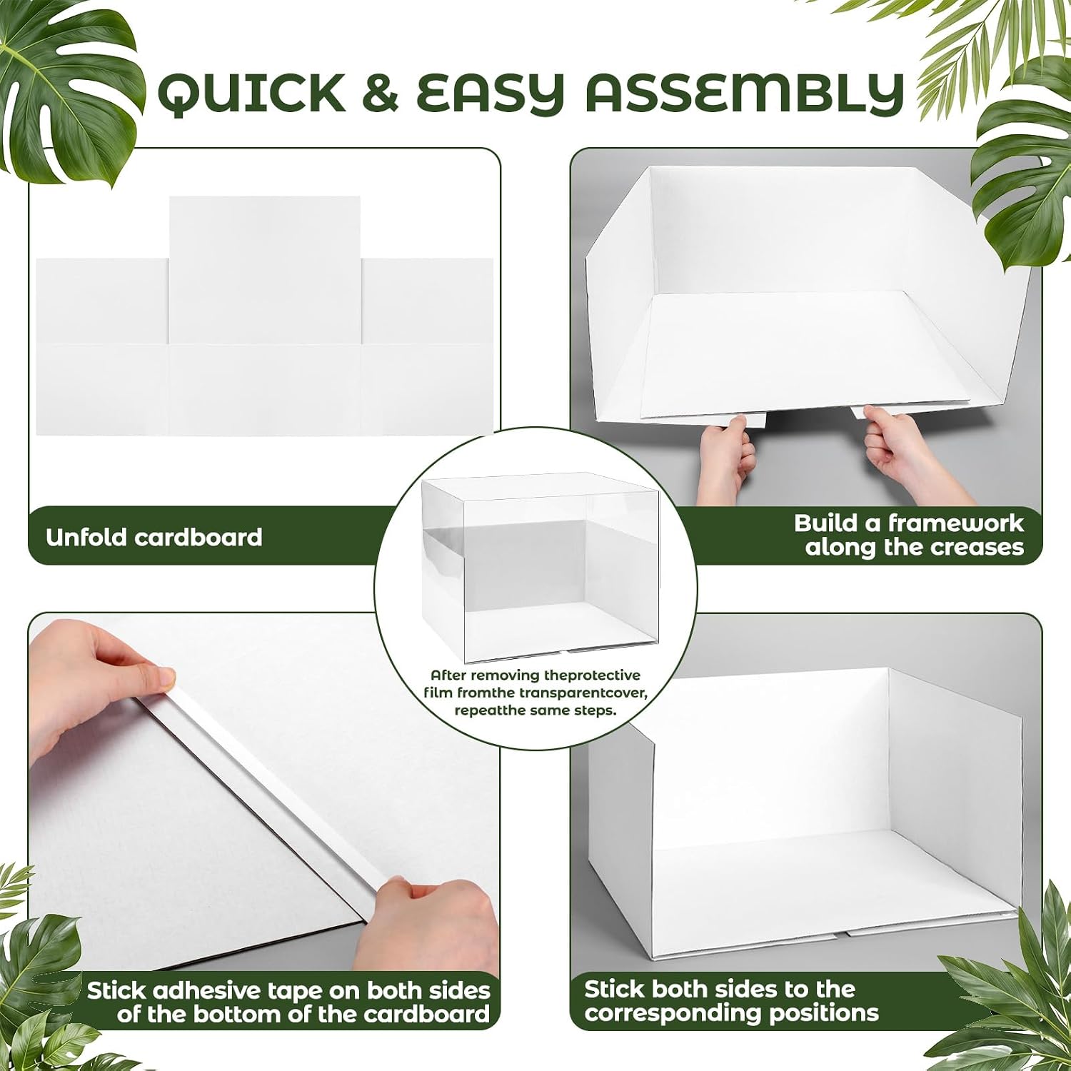 1 Pack Diorama Box, Cardboard Diorama Kit, 16 x 13 x 8.3 Inch