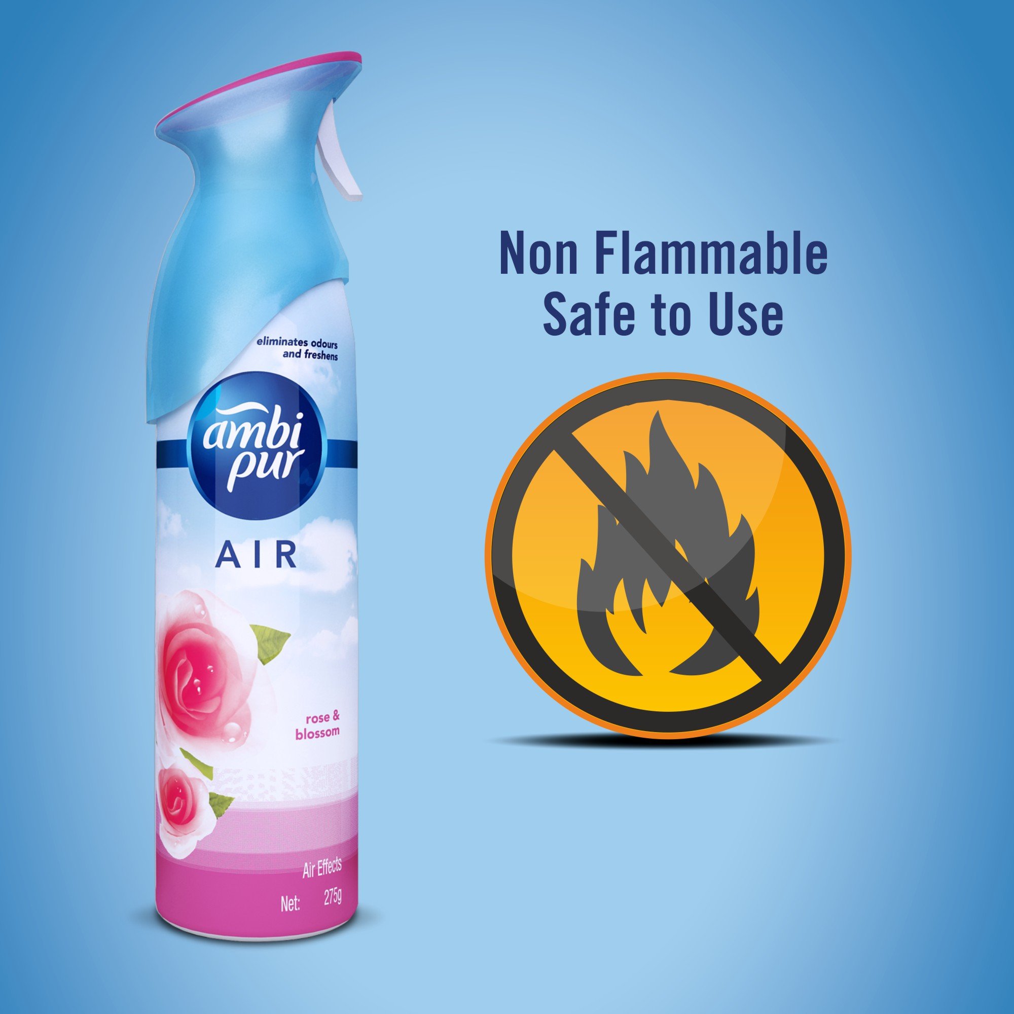 Ambi Pur Air Freshener Rose & Blossom - 275 ml, Spray 4
