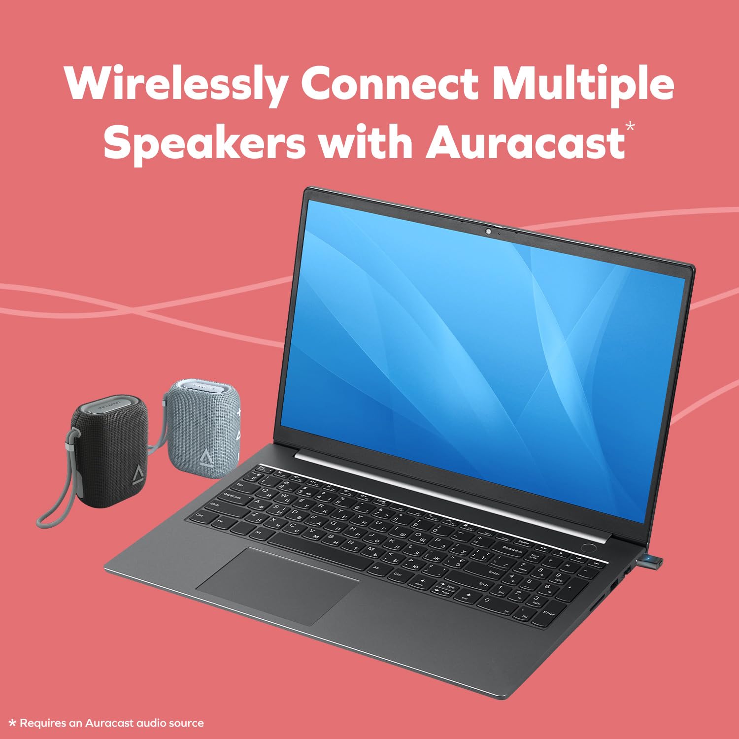 Creative MUVO Flex - Altavoz Bluetooth 5.3, Impermeable IP67, Carga USB-C, hasta 10 Horas de reproducción Continua (Negro)