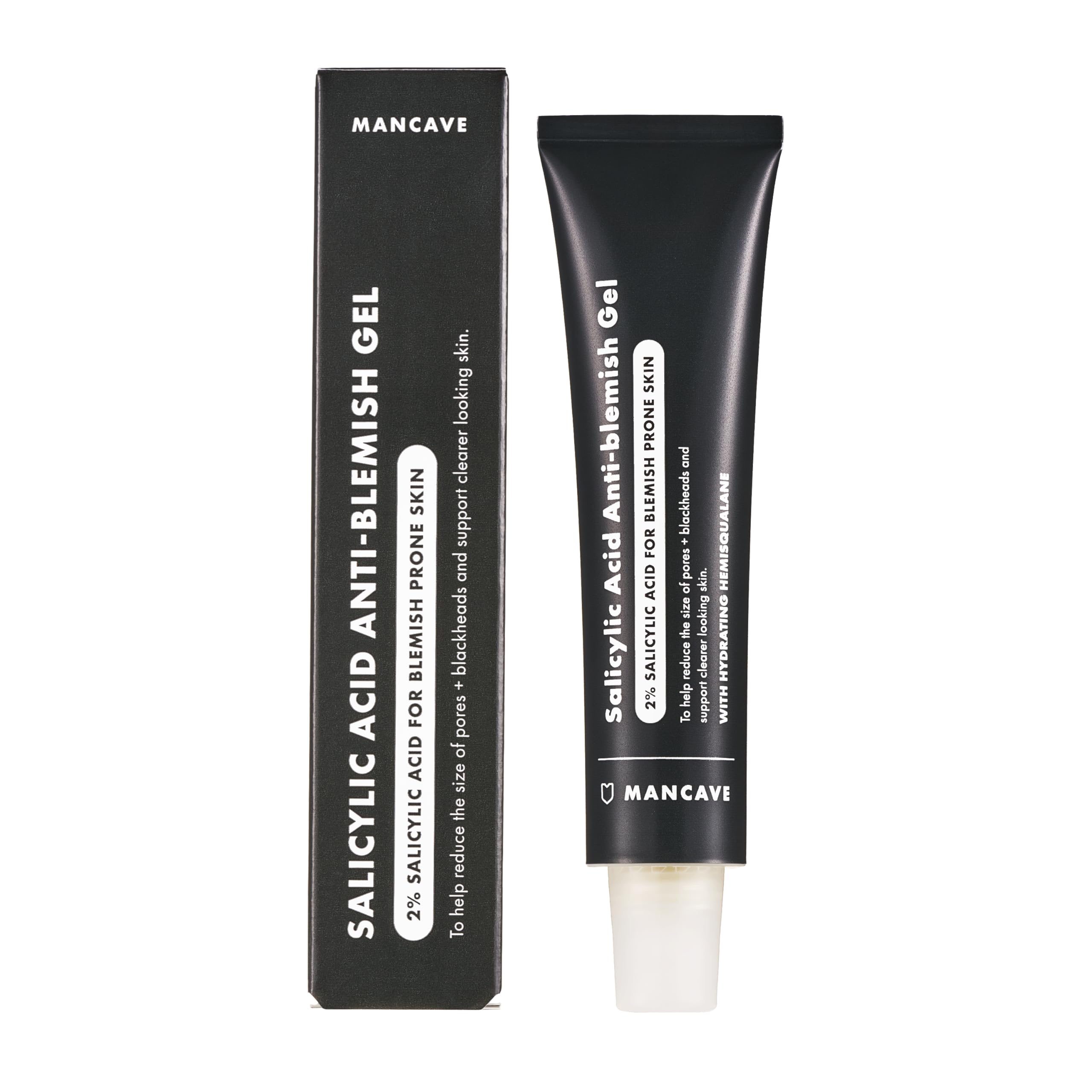 ManCave 2% Salicylic Acid Anti-Blemish Gel, Blackhead Remover, Gentle Exfoliation, Vegan-Friendly - Image 2