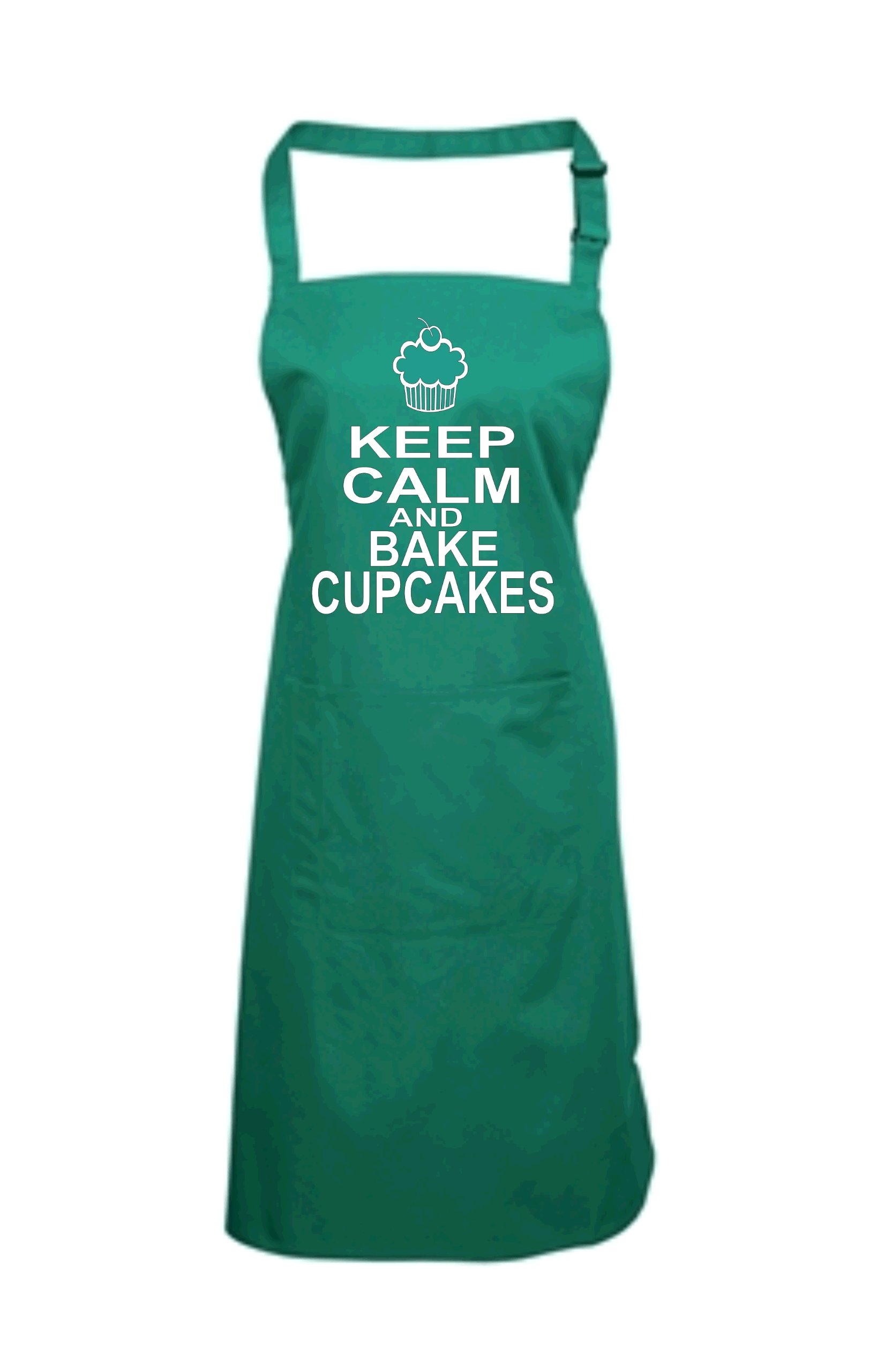 Edward Sinclair Cooking | Baking Aprons | Bottle green | KEEP CALM AND BAKE CUPCAKES