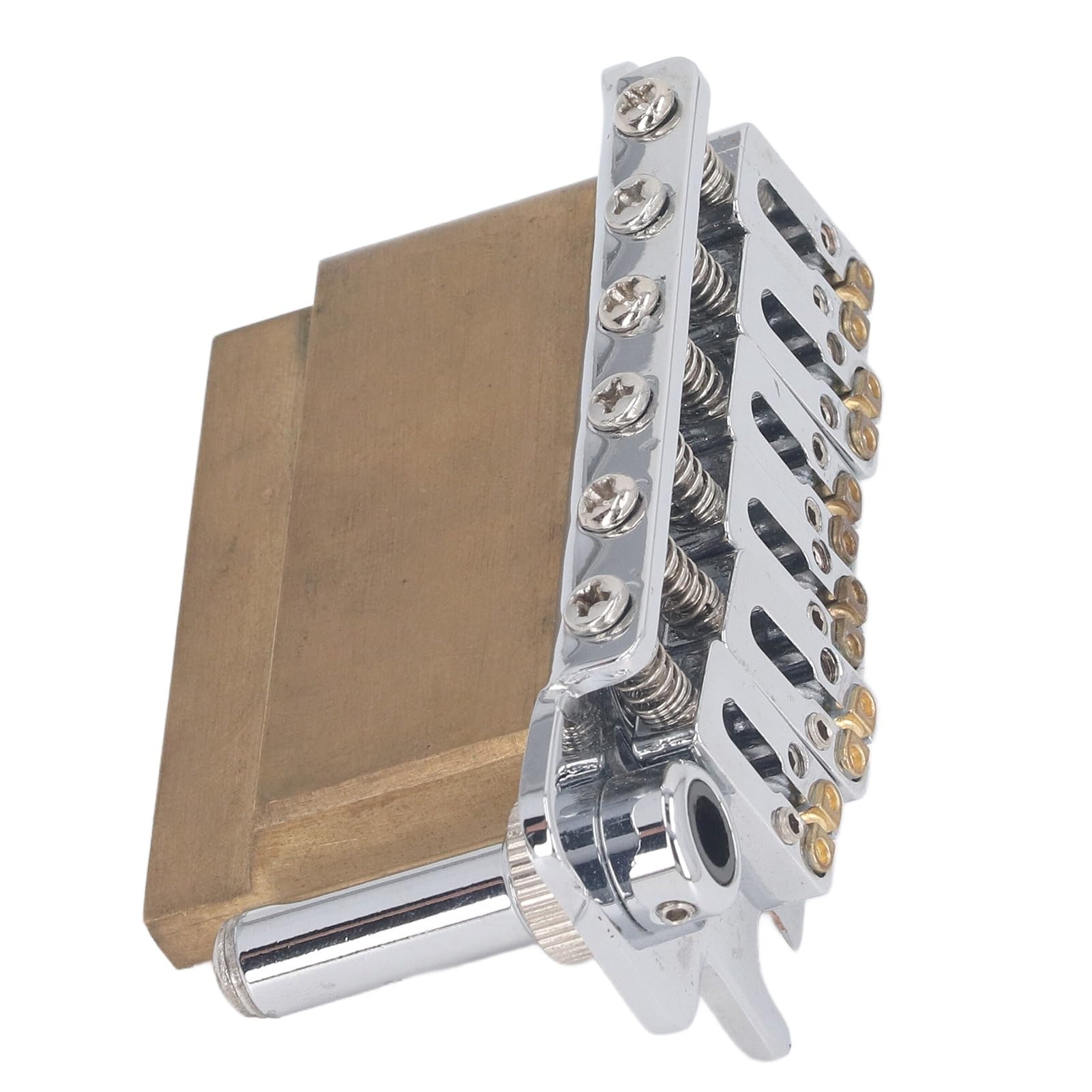Guitar Tremolo Bridge Premium Metal 2 Point Electric Guitar Tremolo Bridge con braccio spinta in ottone per chitarre Strat Musicisti e appassionati professionisti