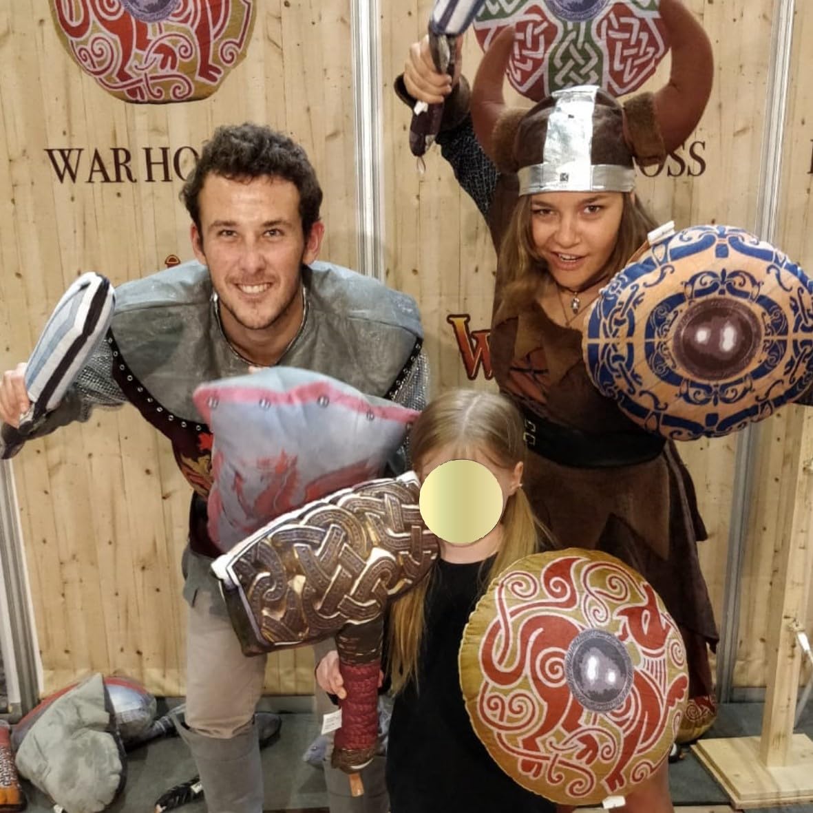 Amazon.com: Pillowfight Warriors AL-ANDALUS Lion & Castle Shield
