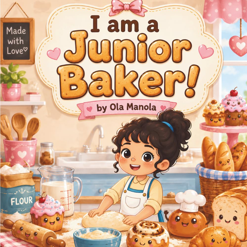 I Am a Junior Baker!: A Fully Illustrated Career Story for Kids About Baking, Recipes, and Following a Sweet Dream (I Am a Helper! Series of books for children.)
