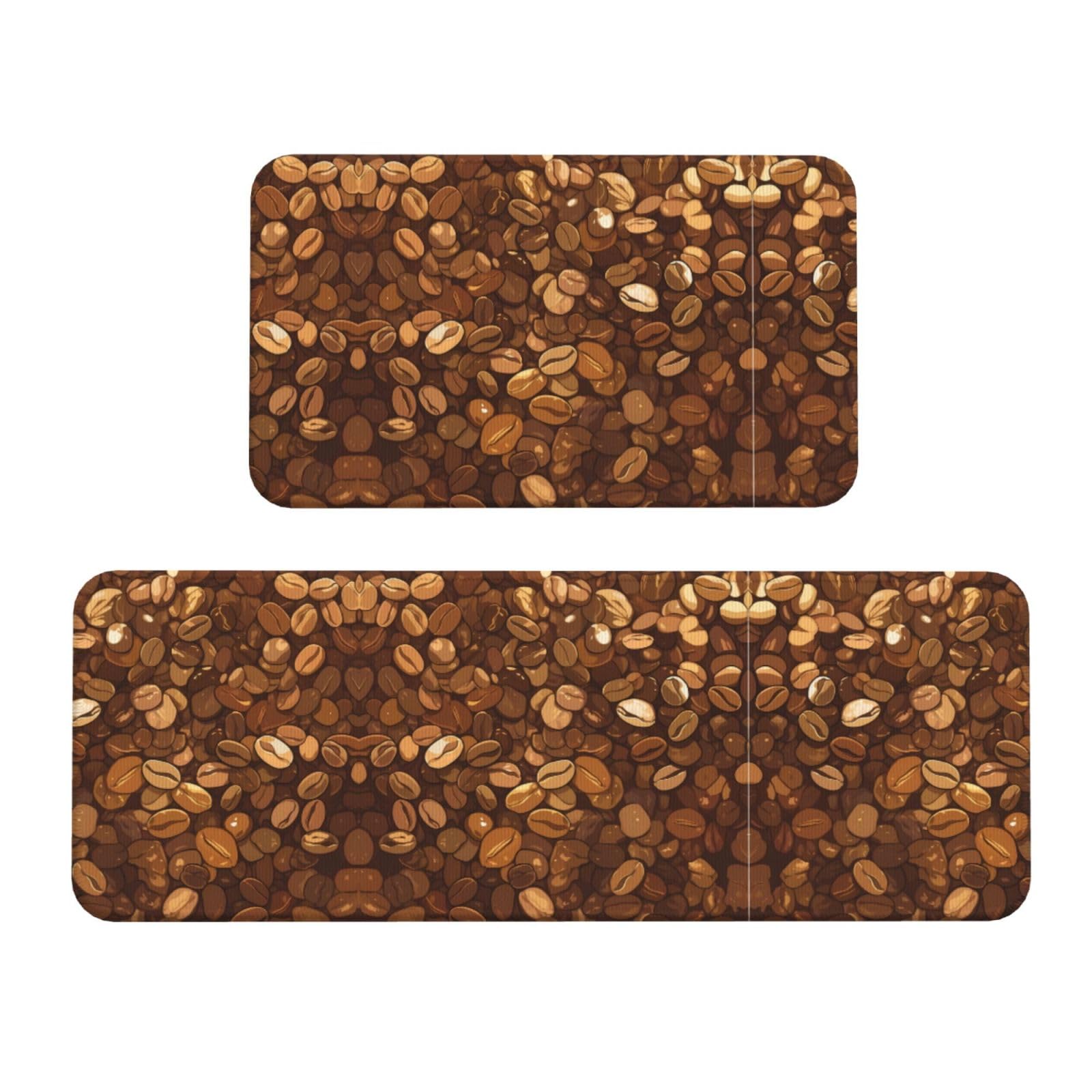 Alfombrillas de cocina de granos de café para llenar de estilo tu hogar, pack de 2