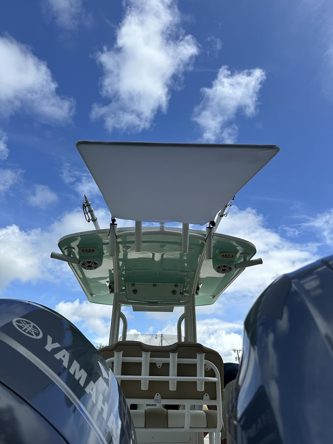 Stern T-Top Rocket Launcher Rod Holder Center Console Boat Shade (SS50)