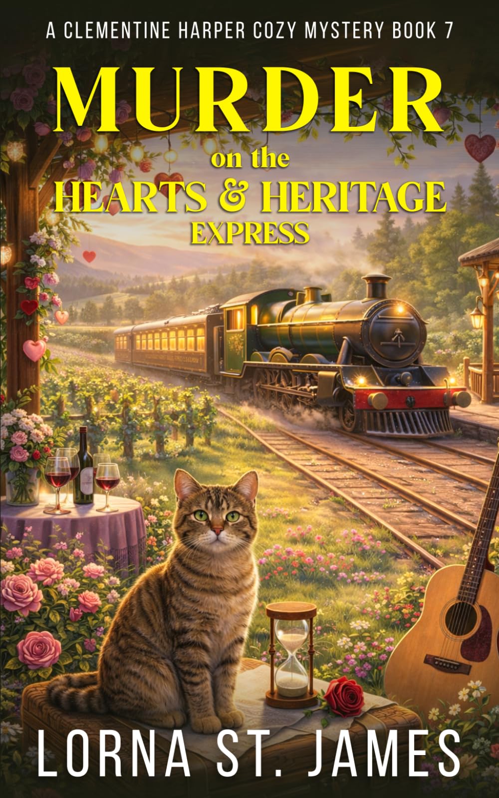 Murder on the Hearts & Heritage Express: A Clementine Harper Cozy Mystery Book 7