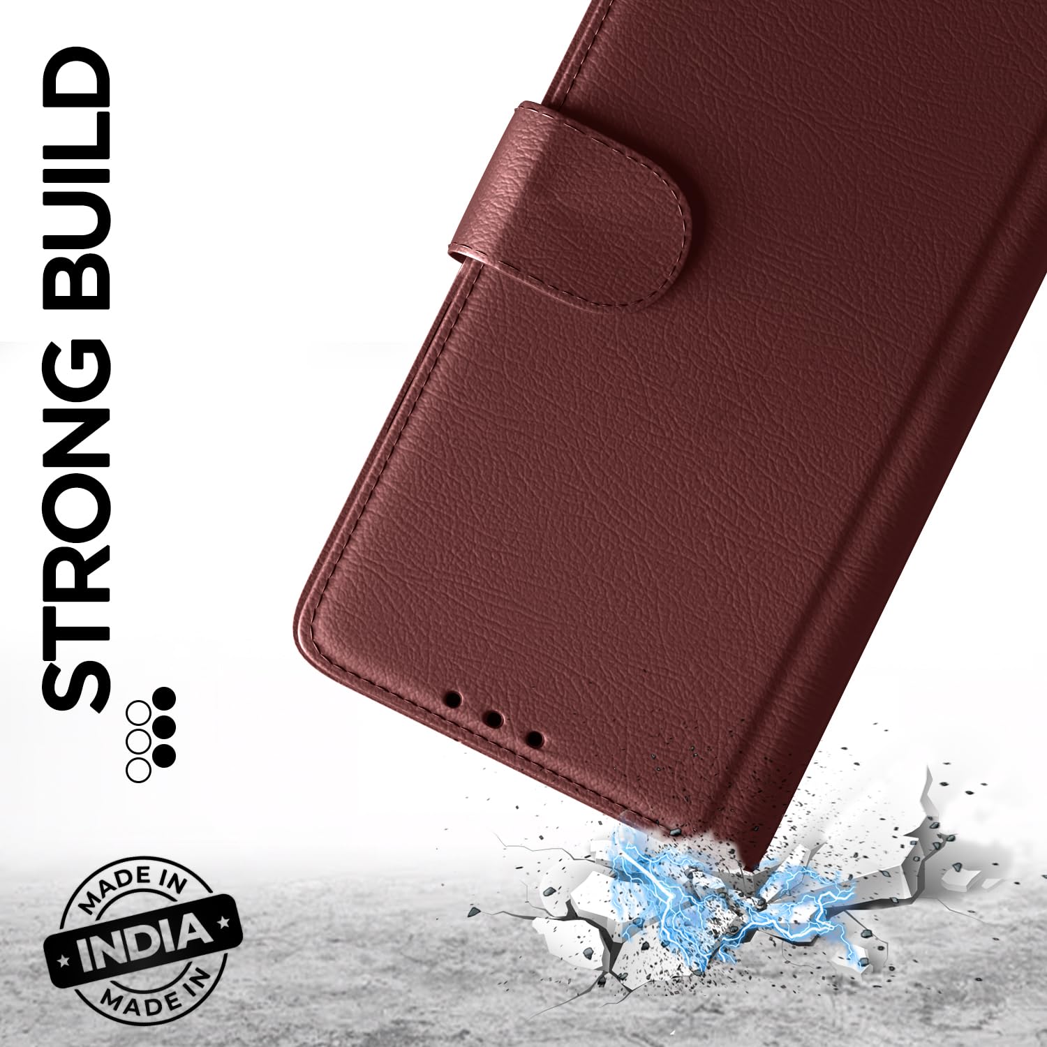 Samsung Galaxy M30 Flip Case - Leather Wallet Cover -7