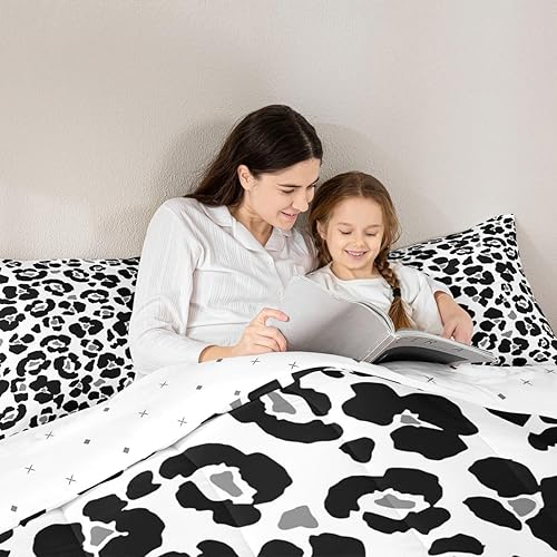 Miniatura 50 de Castle Fairy Juego de ropa de cama con estampado de cebra, tamaño matrimonial, juego de edredón de animales de África y vida silvestre, juego