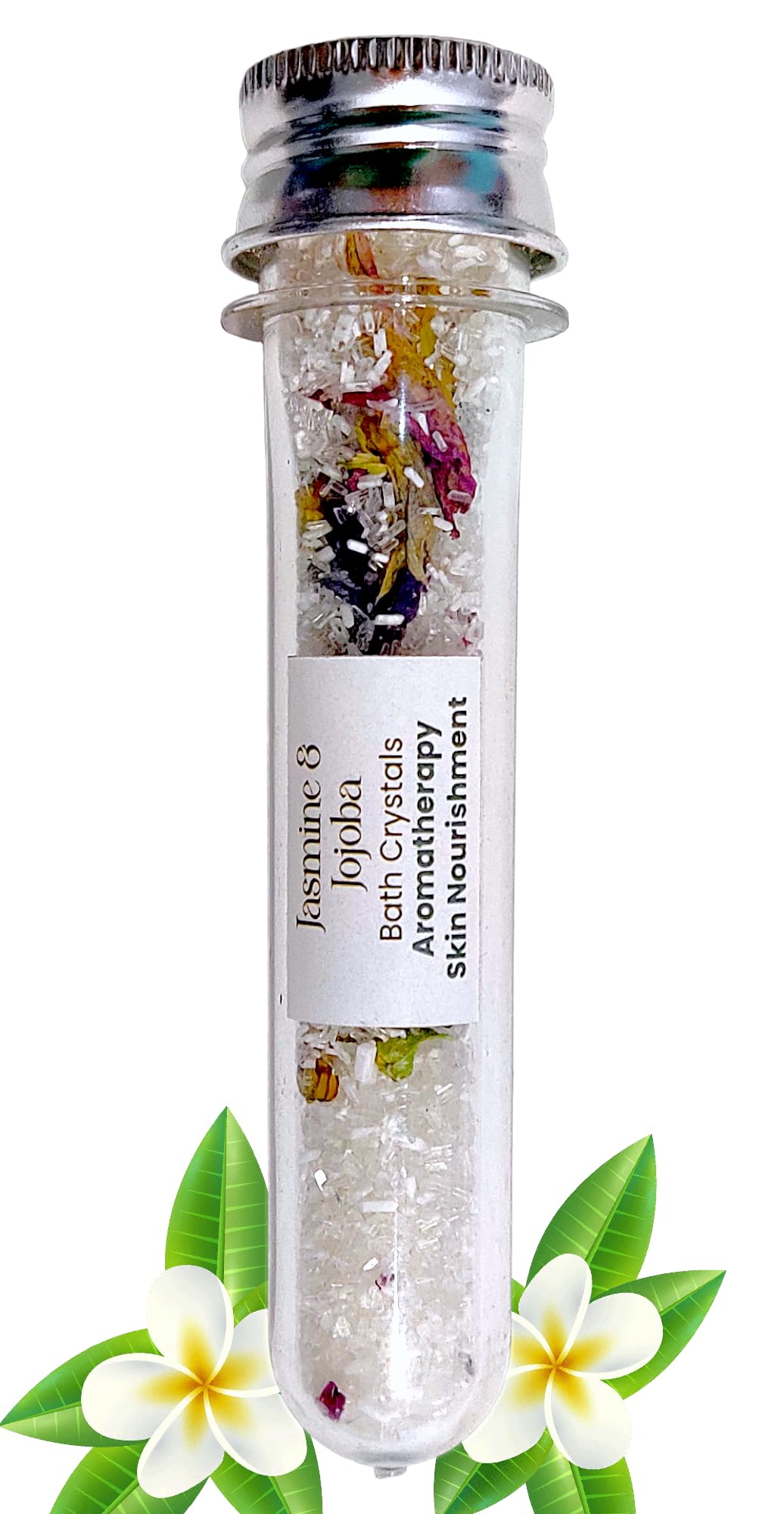 Epsom Salts Bath - Jasmine & Jojoba Oil | Relaxation, Pain Relief | Natural Body Wash & Scrub | Body Oil - Tube (2)-image-22