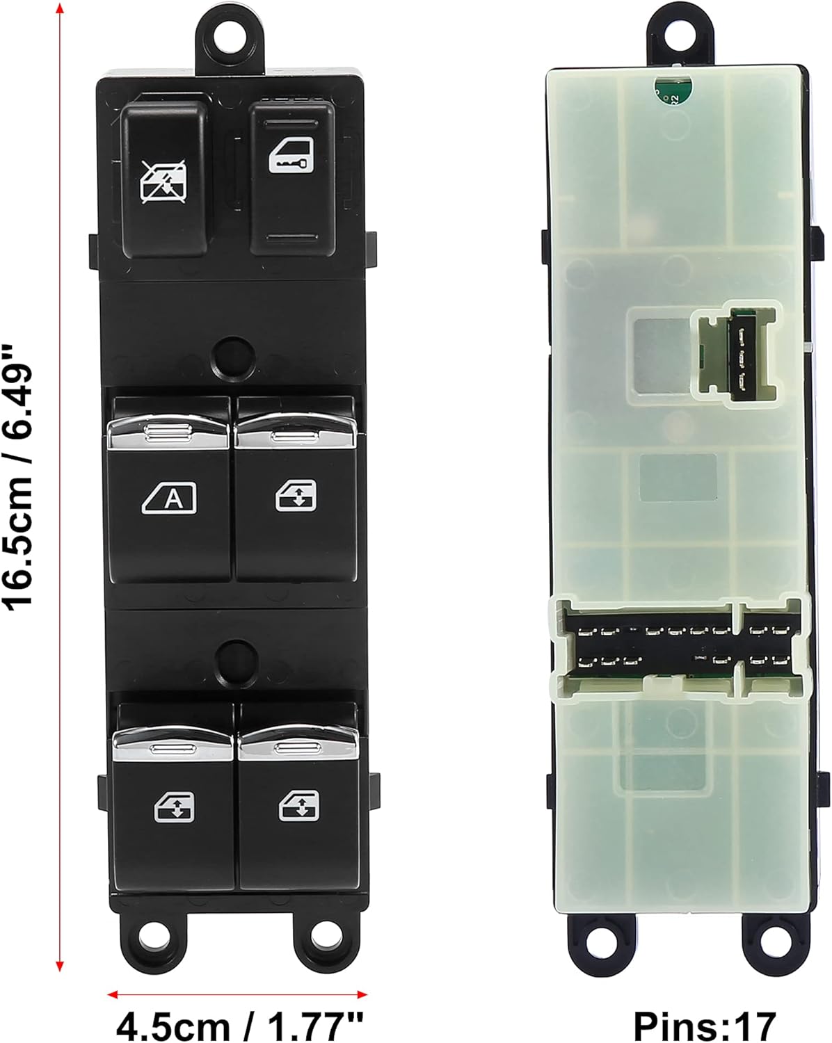 X AUTOHAUX Power Window Switch for Nissan Sentra 2008-2012 Master Driver Side 25401-2DR0C