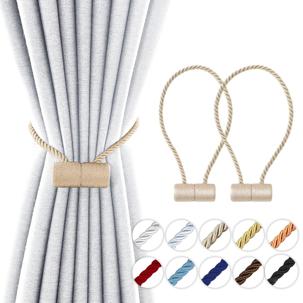 Embrase De Rideaux Aimanté Embrasse De Rideau Métal Avec Aimant Central - Chrome Mat - Lot De 1 Embrasse Magnet Chrome Mat